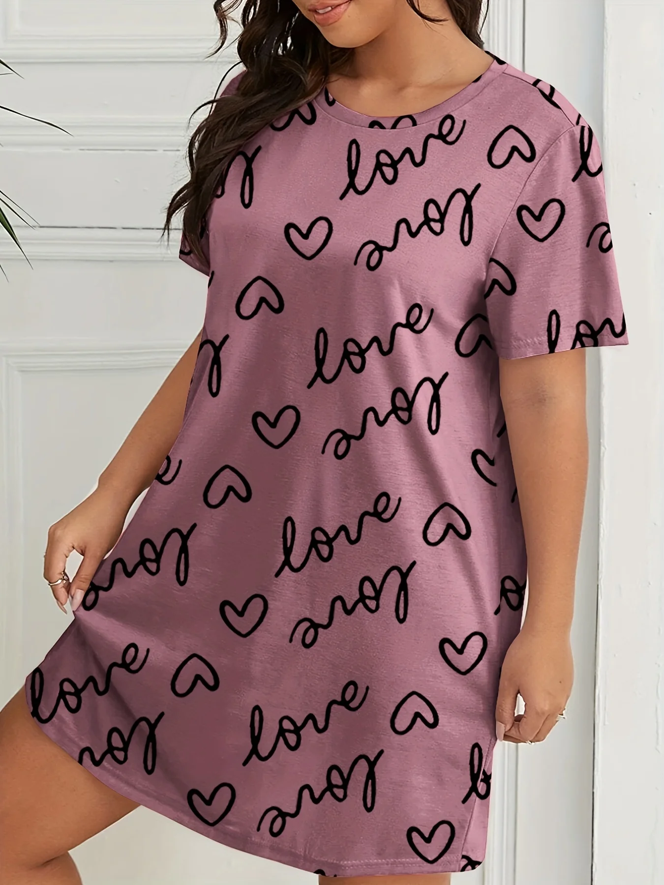 Summer Women's Halter Women's High Stretch Home Nightgowns Big Bust Girl's Dresses Plus Size Loose and Knee Skirt