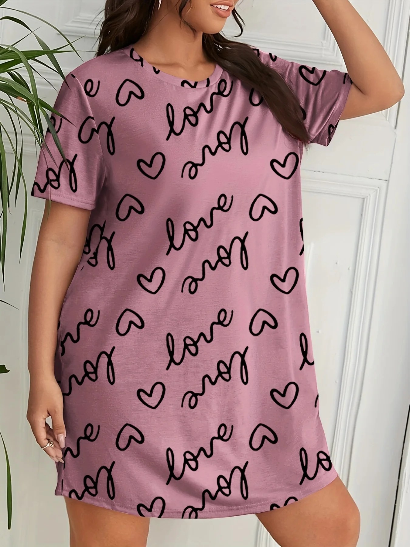 Summer Women's Halter Women's High Stretch Home Nightgowns Big Bust Girl's Dresses Plus Size Loose and Knee Skirt