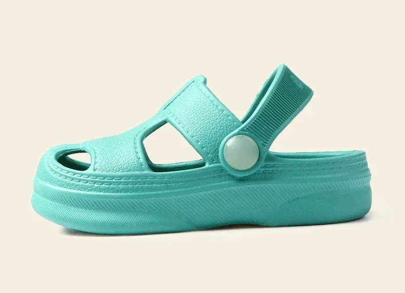 New Children Summer Hole Shoes Baby Nice Anti-slip Soft Floor Boys Girls Beach Sandals Slippers 1-6 Years Kids