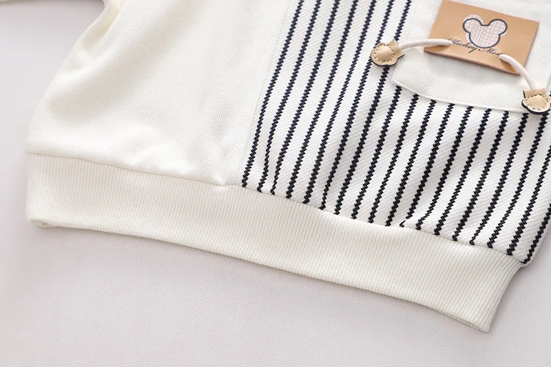 New Spring Autumn Baby Girl Clothes Children Boys Fashion Striped T-Shirt Toddler Casual Costume Infant Outfits Kids Sportswear