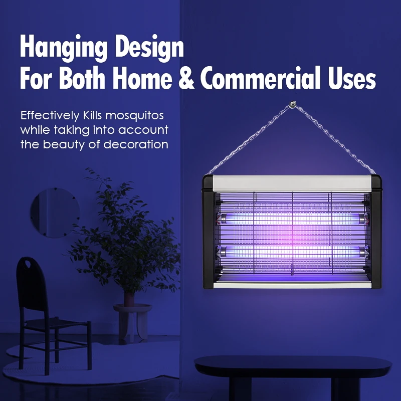 Mosquito Killer Lamp 110V/220V Electric Insect Killer Electric Pest Repellent UV & LED Lamp Powerful Bug Electric Mosquito Kill