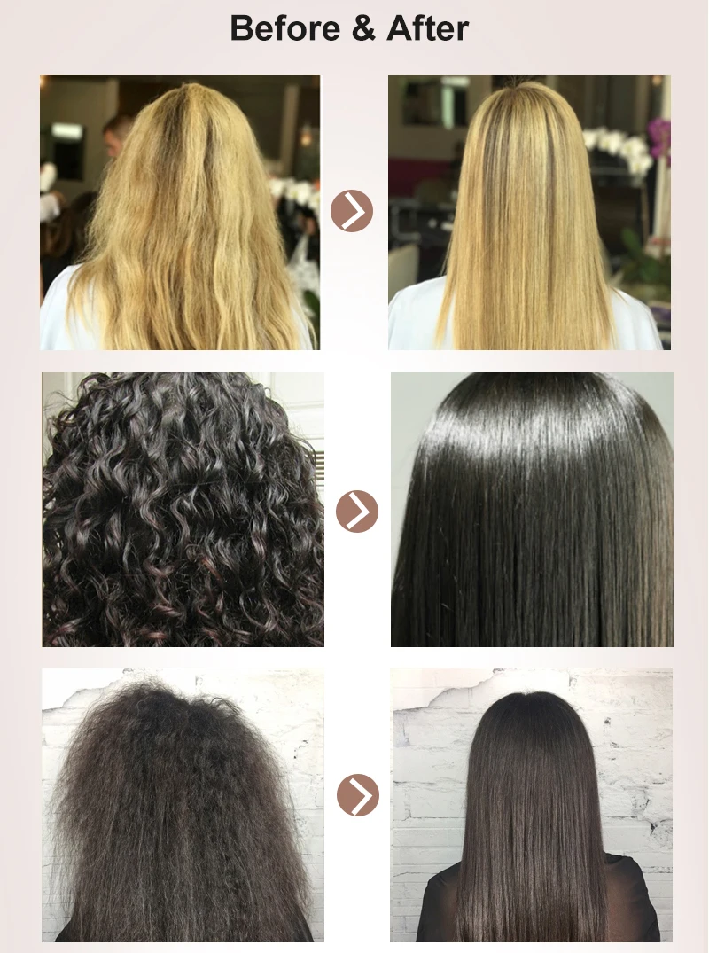 PURC 300ml Professional Keratin Hair Treatment Cream Straightening Smoothing For Frizzy Brazilian Keratin Products Hair Care