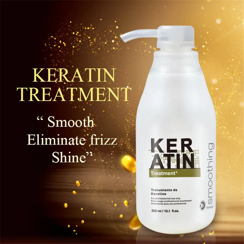 PURC 300ml Professional Keratin Hair Treatment Cream Straightening Smoothing For Frizzy Brazilian Keratin Products Hair Care