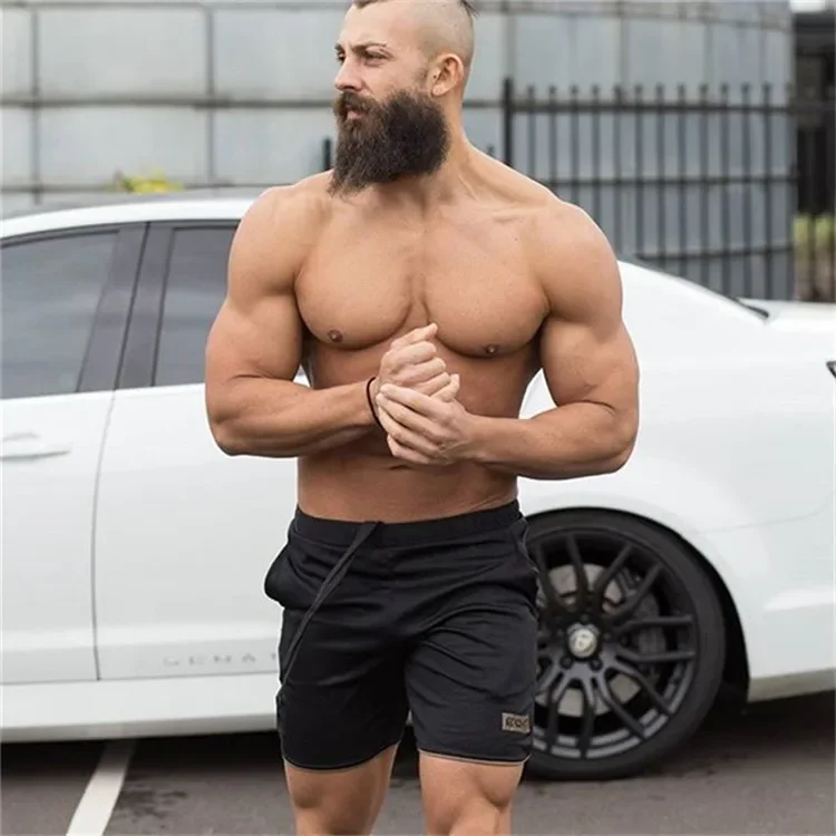 2025 NEW Summer Running Shorts Men Sports Jogging Fitness Shorts Quick Dry Mens Gym Men Shorts Sport Gyms Short Pants Men