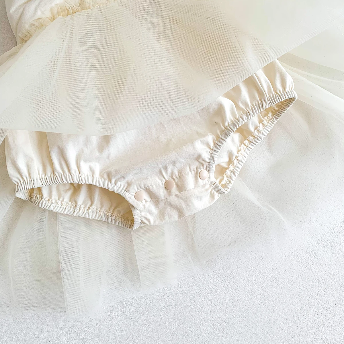 0-2 Years Old Baby Girls INS Ballet Romper Mesh Dress Big Bow Tie Jumpsuit Cute Kids Bodysuit Fashion Clothes