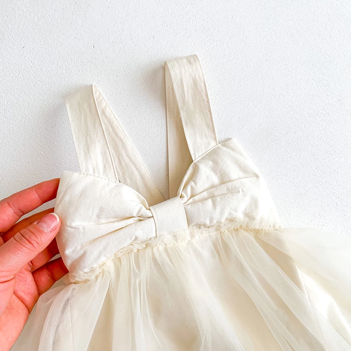 0-2 Years Old Baby Girls INS Ballet Romper Mesh Dress Big Bow Tie Jumpsuit Cute Kids Bodysuit Fashion Clothes