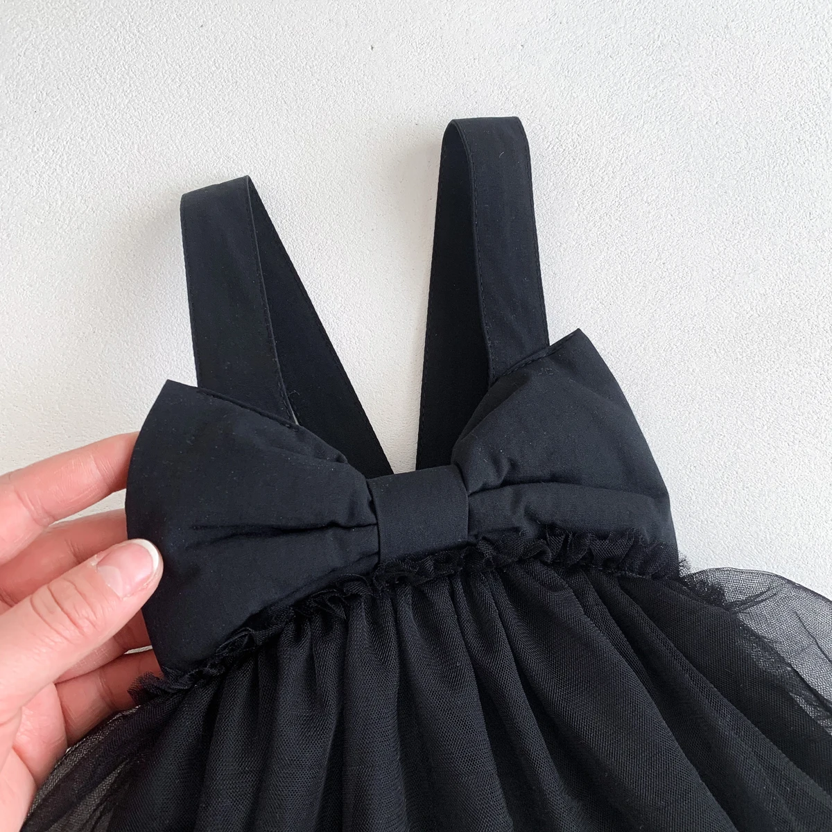 0-2 Years Old Baby Girls INS Ballet Romper Mesh Dress Big Bow Tie Jumpsuit Cute Kids Bodysuit Fashion Clothes