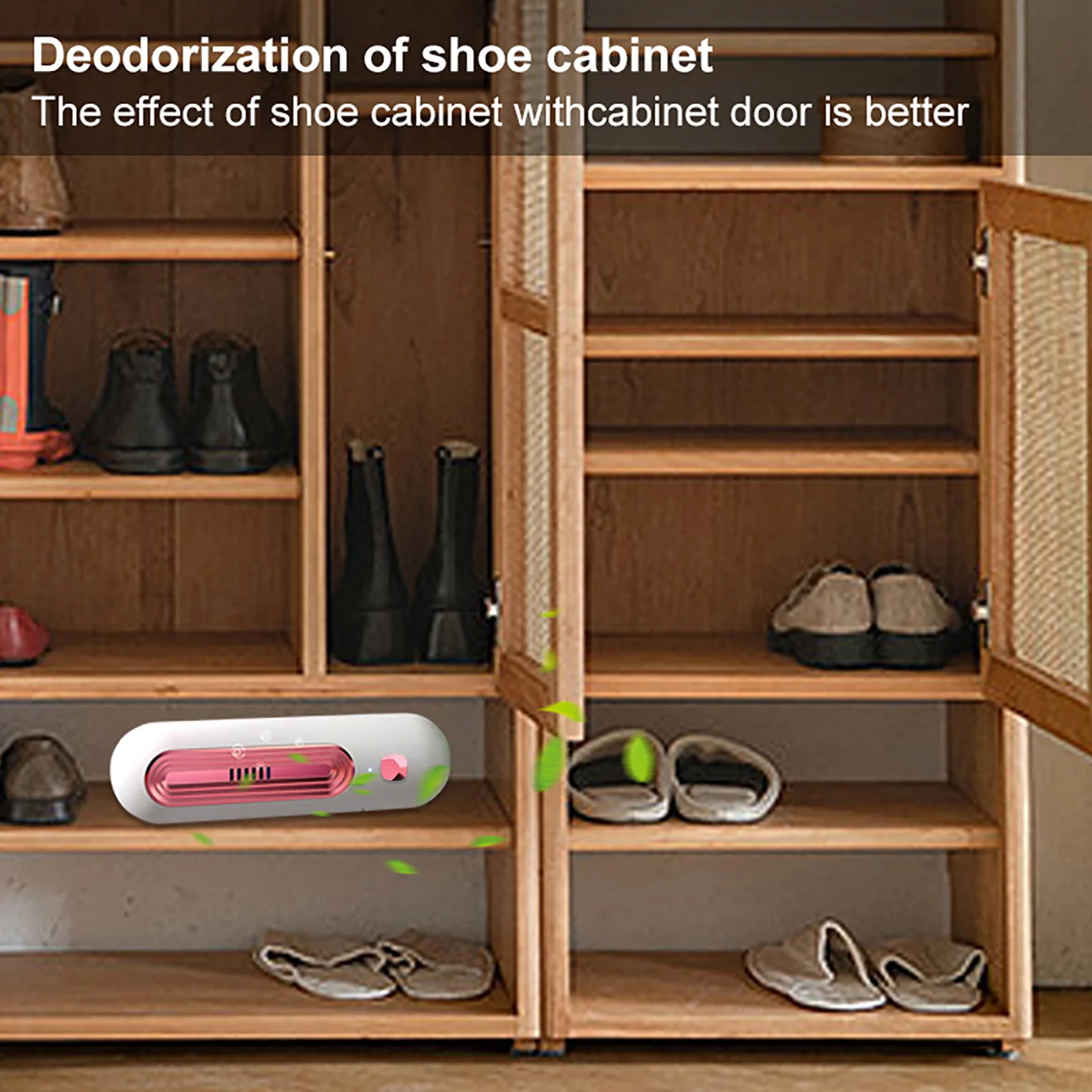 New USB Air Purifier Kitchen Refrigerator Air Freshener Deodorizer Ozone Sterilization Deodorizing for Food Pet Toilet Car Use