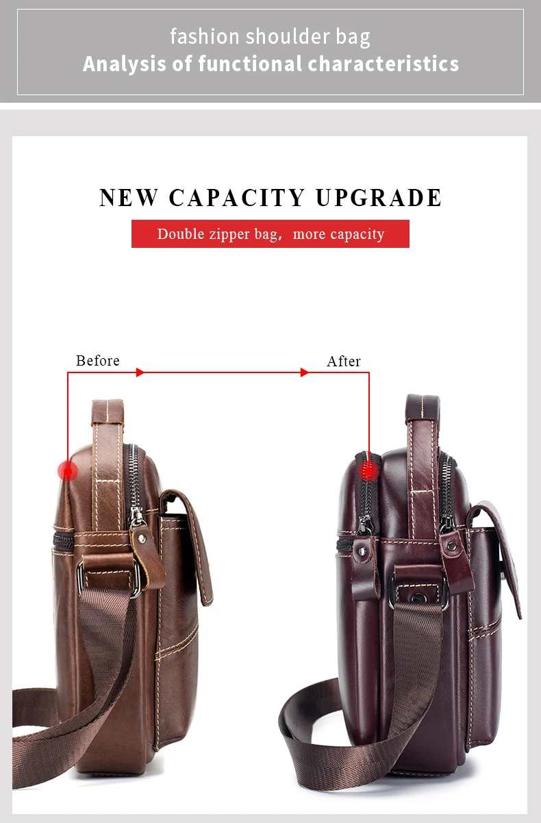 SCHLATUM 100% Genuine Leather Vintage Chest Bag For Men Shoulder Bag Casual Messenger Crossbody Bag