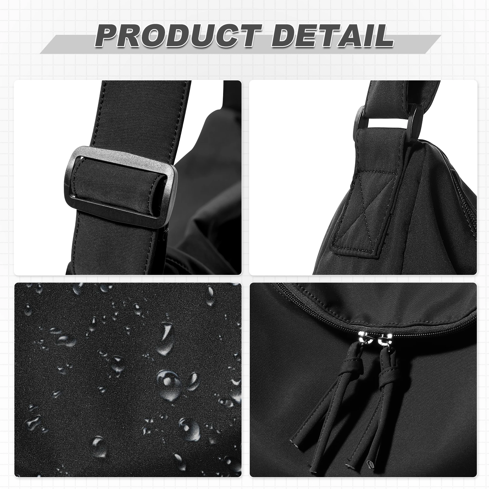 Women's Body Crossbody Bag Purse with Adjustable Shoulder Strap Messenger Bag for Women Men, Travel Canvas Satchel Postman Bag