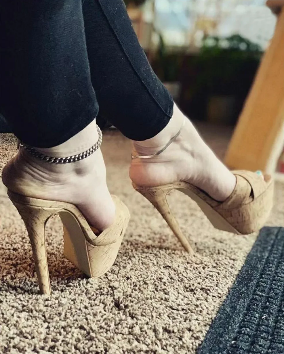 Aneikeh 2025 Summer Extreme Mules High Heels Women's Platform Sandals Shoes Ladies Slippers Slingback Peep-toe Slides Sandalias