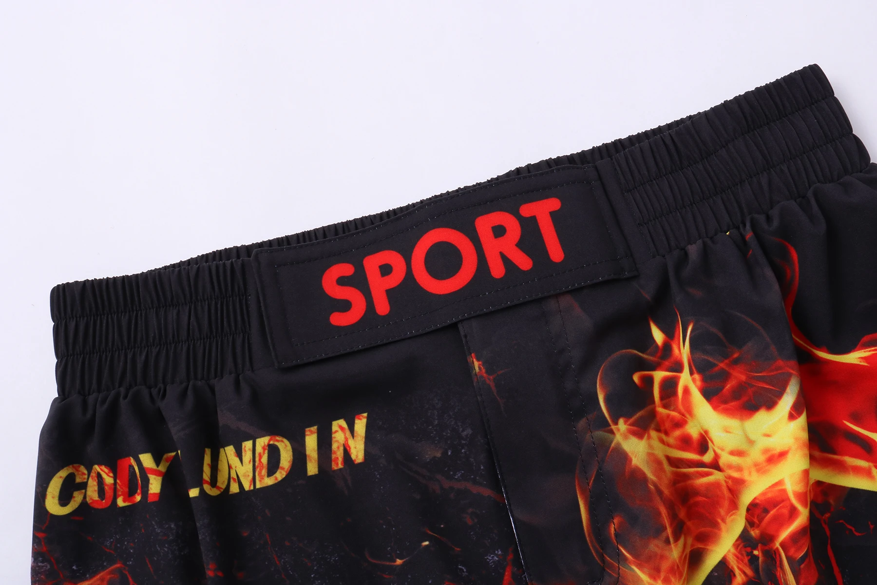 Cody Lundin Crossfit Men Fitness Running Shorts MMA Short With Printed Lightweight Grappling Combat Shorts For Boxing Weightlift