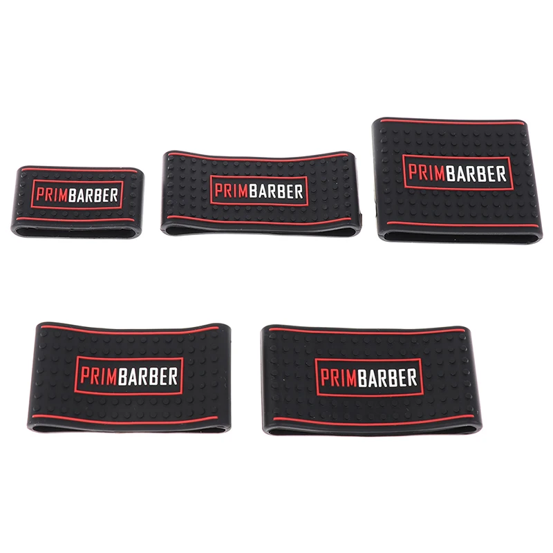 Trimmer Grip Barber 5pcs Hair Clipper Grip Rubber Anti Slide Design Barber Bicycle Grips Hairdressing Decorative Rings