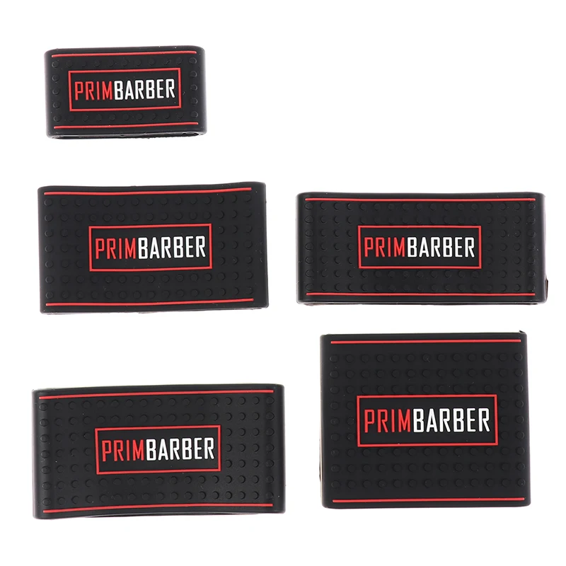 Trimmer Grip Barber 5pcs Hair Clipper Grip Rubber Anti Slide Design Barber Bicycle Grips Hairdressing Decorative Rings