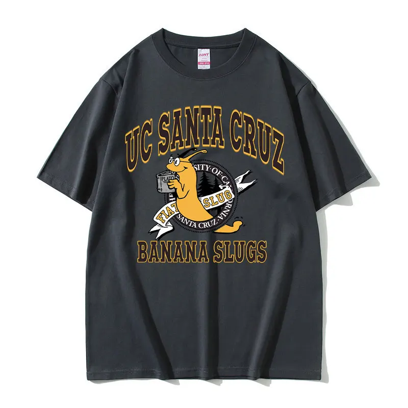 Famous Director Quentin Tarantino Movie Pulp Fiction Jhon Travolta Banana Slugs Same Style Tshirt Men Women Casual Loose T-shirt