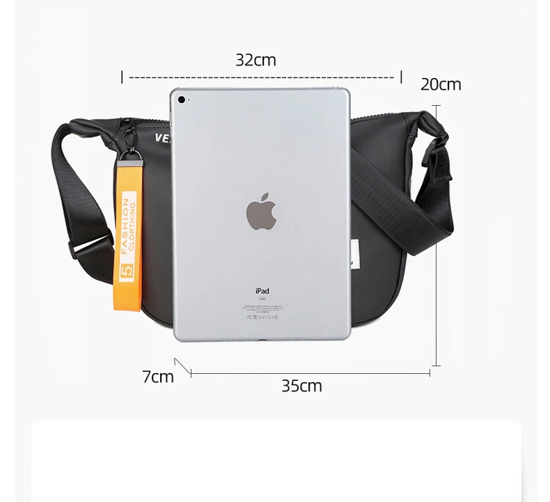 Kangaroo Luxury Brand Casual Men Crossbody Shoulder Bags Blue Black Epithelium Business Man Messenger Bag Small Cycling SlingBag