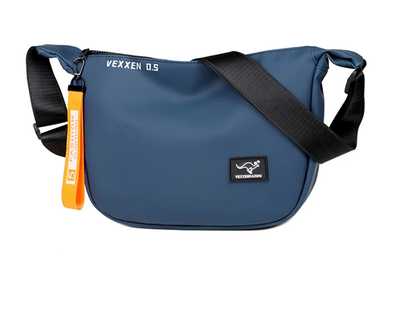 Kangaroo Luxury Brand Casual Men Crossbody Shoulder Bags Blue Black Epithelium Business Man Messenger Bag Small Cycling SlingBag