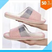 Genuine Leather Slippers Unisex Indoor Home Shoes Men Flat Classic House Slippers Woman Leather Shoes For Men