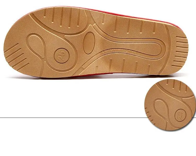 Genuine Leather Slippers Unisex Indoor Home Shoes Men Flat Classic House Slippers Woman Leather Shoes For Men