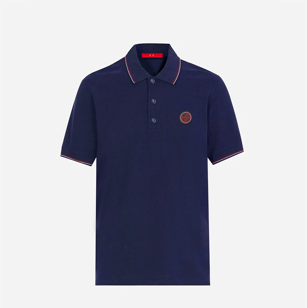 2024 New Men's Polo Top Casual Fashion Commuter Versatile Solid Color Men's Top Summer Fashion Business Men Pure Cotton Polo Top