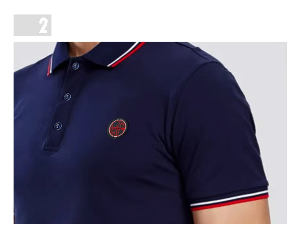 2024 New Men's Polo Top Casual Fashion Commuter Versatile Solid Color Men's Top Summer Fashion Business Men Pure Cotton Polo Top