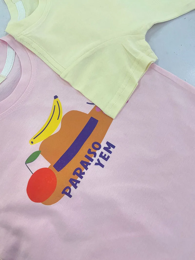 MILANCEL 2024 Summer New Kids Tees Cartoon Letter Boys Girls Unisex O-Neck T-shirt Short Sleeve Tops Children Fashion Clothing
