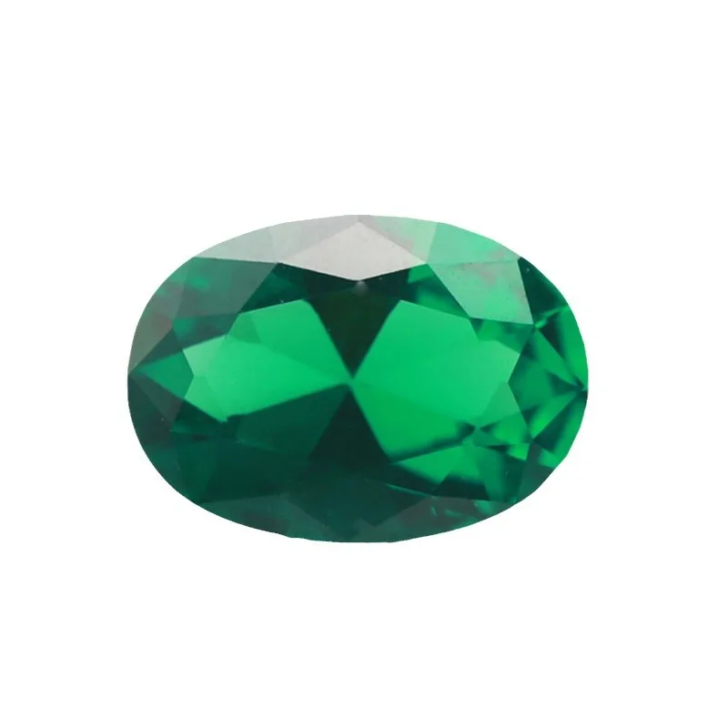 Pretty Nano Emerald Gemstone 13x18mm Oval Cut Large Size VVS Loose Gemstone for Jewelry Making/Collection/Setting Stone