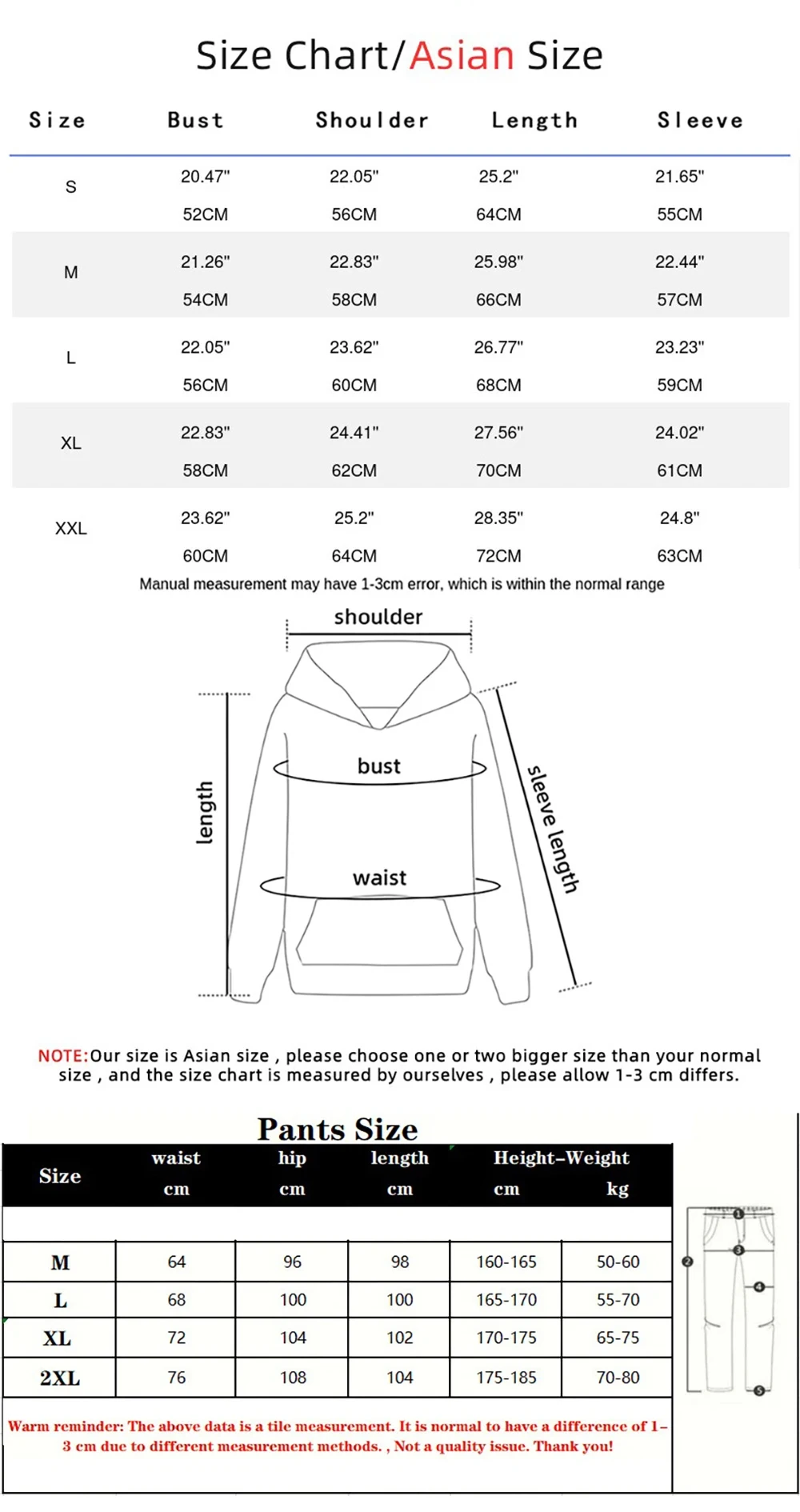 New 7 Color Men Women Hoodie Fashion Brand Sportswear Hoodie Sweatpants Autumn Winter Warm Hooded Trouser Sport Casual Sets