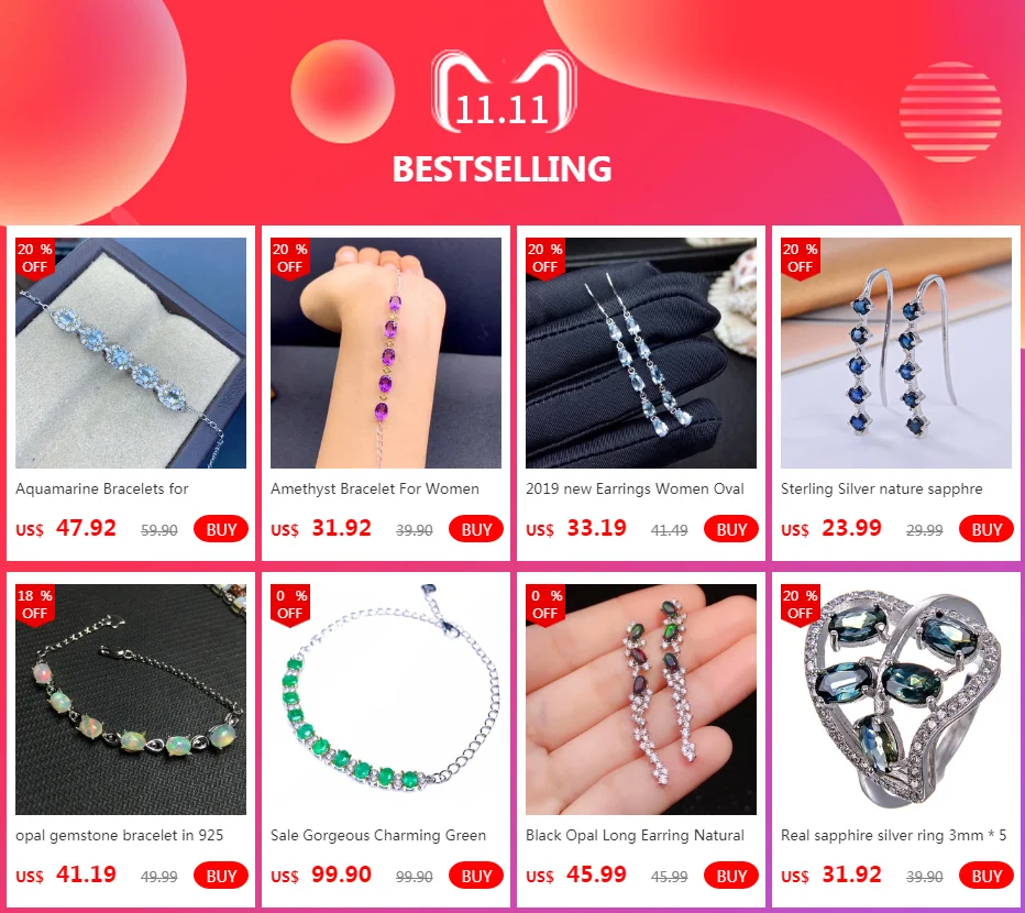 YULEM Hot Sale Fashion Design Silver Sapphire Rings for Women Solid 925 Silver Sapphire Ring 0.5 Ct Natural Sapphire Gemstone