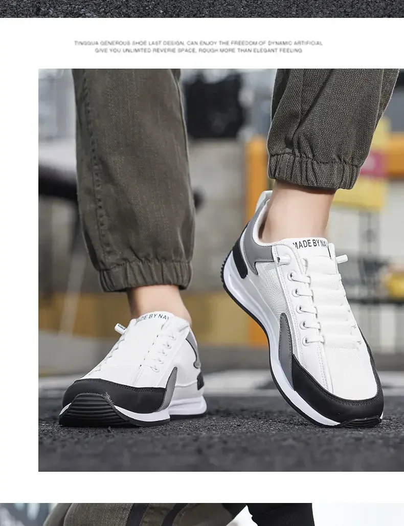 Men Running Shoes Outdoor Sport Jogging Sneakers 2024 New Vulcanized Shoes Flat Casual Sneakers for Men Shoes Zapatillas Hombre