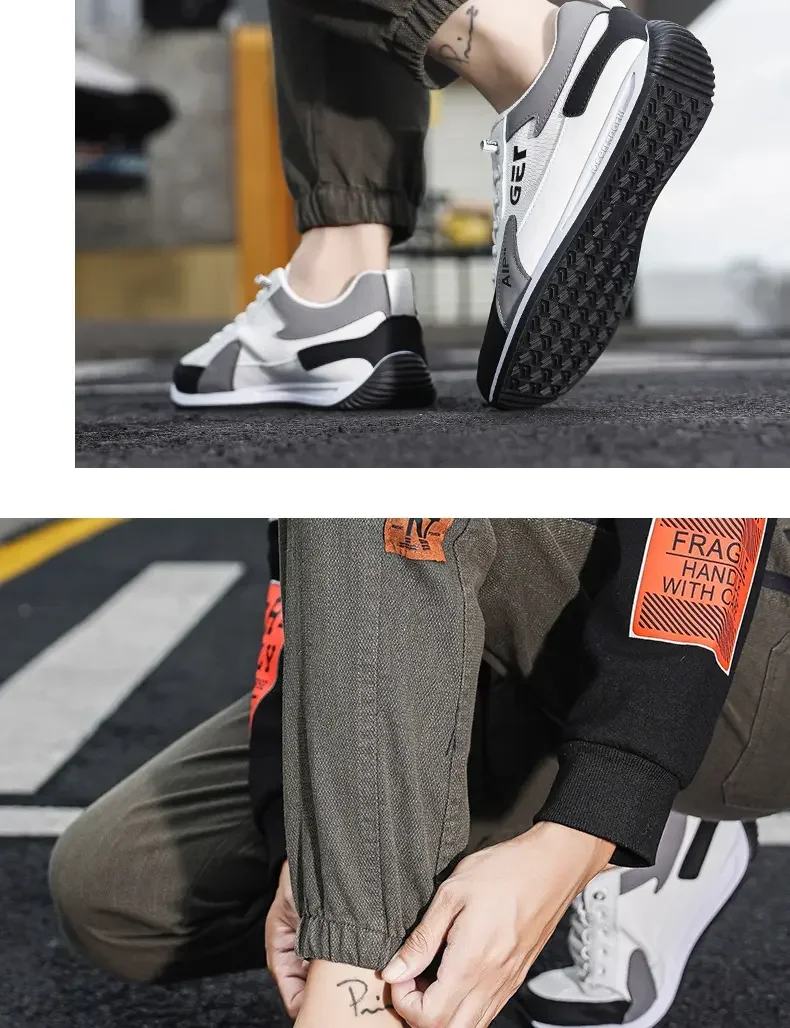 Men Running Shoes Outdoor Sport Jogging Sneakers 2024 New Vulcanized Shoes Flat Casual Sneakers for Men Shoes Zapatillas Hombre