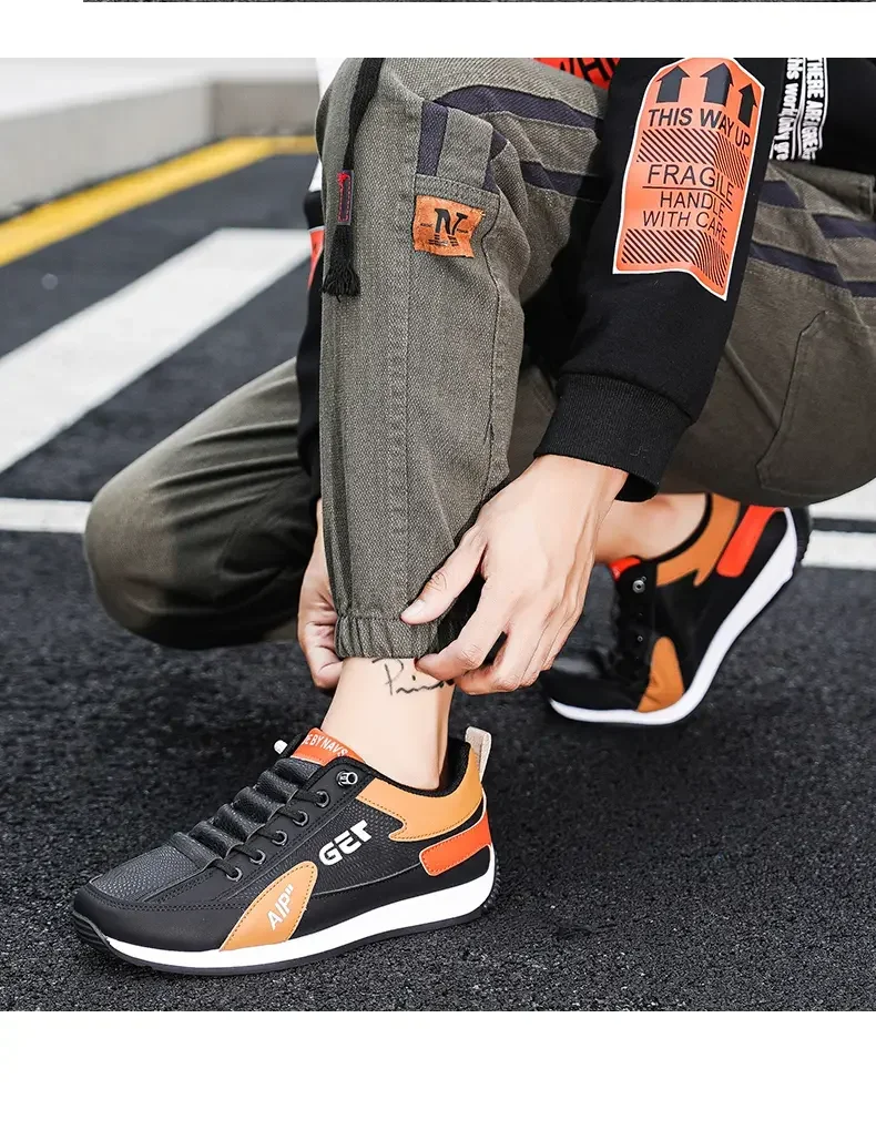 Men Running Shoes Outdoor Sport Jogging Sneakers 2024 New Vulcanized Shoes Flat Casual Sneakers for Men Shoes Zapatillas Hombre