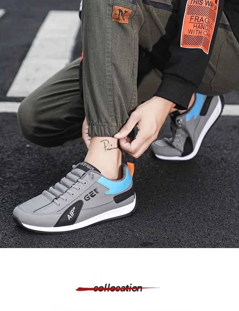 Men Running Shoes Outdoor Sport Jogging Sneakers 2024 New Vulcanized Shoes Flat Casual Sneakers for Men Shoes Zapatillas Hombre