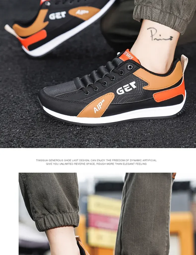 Men Running Shoes Outdoor Sport Jogging Sneakers 2024 New Vulcanized Shoes Flat Casual Sneakers for Men Shoes Zapatillas Hombre