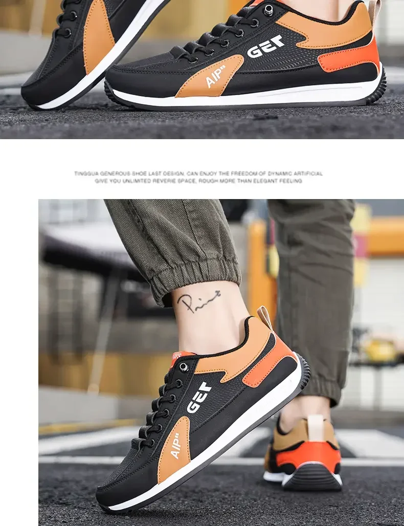 Men Running Shoes Outdoor Sport Jogging Sneakers 2024 New Vulcanized Shoes Flat Casual Sneakers for Men Shoes Zapatillas Hombre