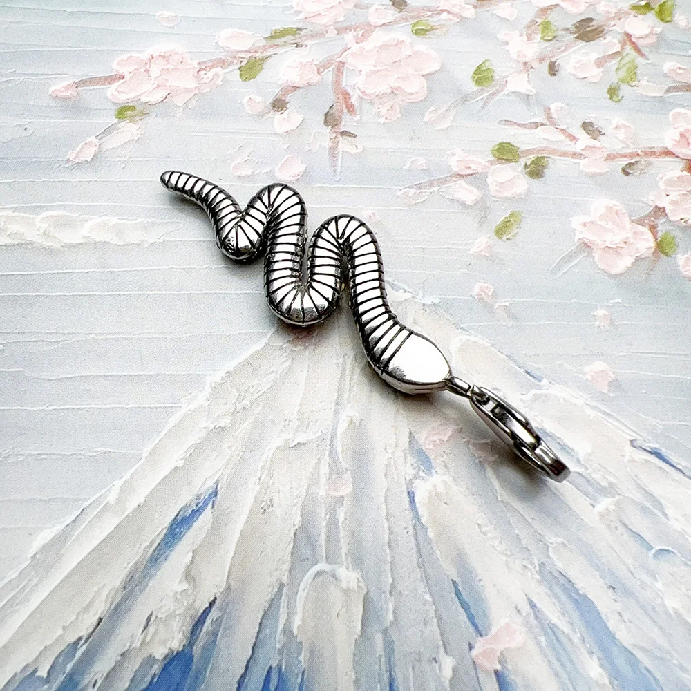 Pendant Black Snake Brand New Fine Jewelry 925 Sterling Silver Accessories Trendy Gift For Woman Men