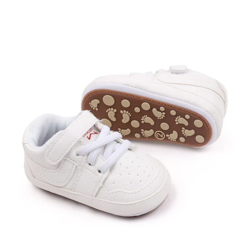 Baby Sneaker High Quality Spring and Autumn Sport Shoes TPR Sole Anti-slip PU Water Proof 2024 New Fashion Boys Sneaker BSK3163