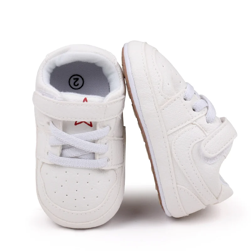 Baby Sneaker High Quality Spring and Autumn Sport Shoes TPR Sole Anti-slip PU Water Proof 2024 New Fashion Boys Sneaker BSK3163