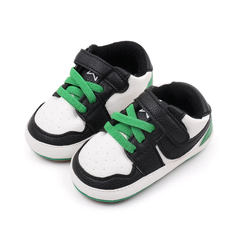 Baby Sneaker High Quality Spring and Autumn Sport Shoes TPR Sole Anti-slip PU Water Proof 2024 New Fashion Boys Sneaker BSK3163