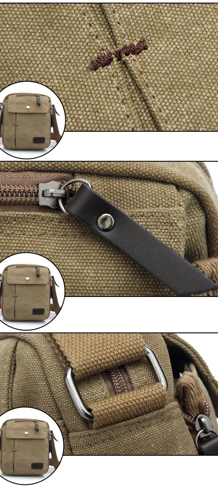 2026 Men's Bags Canvas Bag Fashion Men Messenger Bags High Quality Brand Bolsa Feminina Shoulder Bags Shoulder Strap Handbags