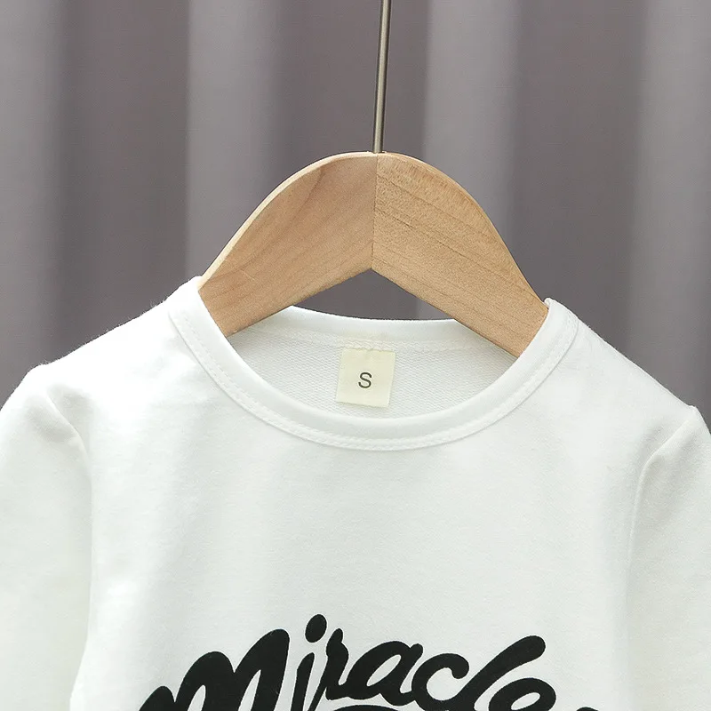 Kids Boys Coat+T-Shirt+Pant 3pcs Set Baseball Girls Spring Autumn Letter Print Sweatshirts Fashion Sports Casual Outfits Clothes