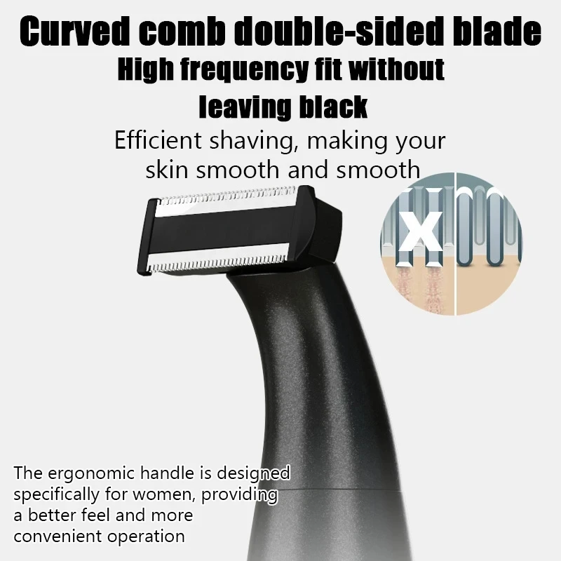 Intimate Areas Haircut Precision Shaver Men Bikini Line Sensitive Razor Balls Eggs Pubic Hair Shaving Trimmer Face Beard Clipper