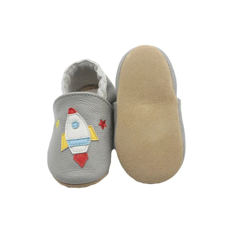 Autumn Baby Shoes Toddle Boys Girls Skid-Proof Shoe Soft Sheepskin Sneakers Fashion Animal Picture First Walker Moccasins 0-24M