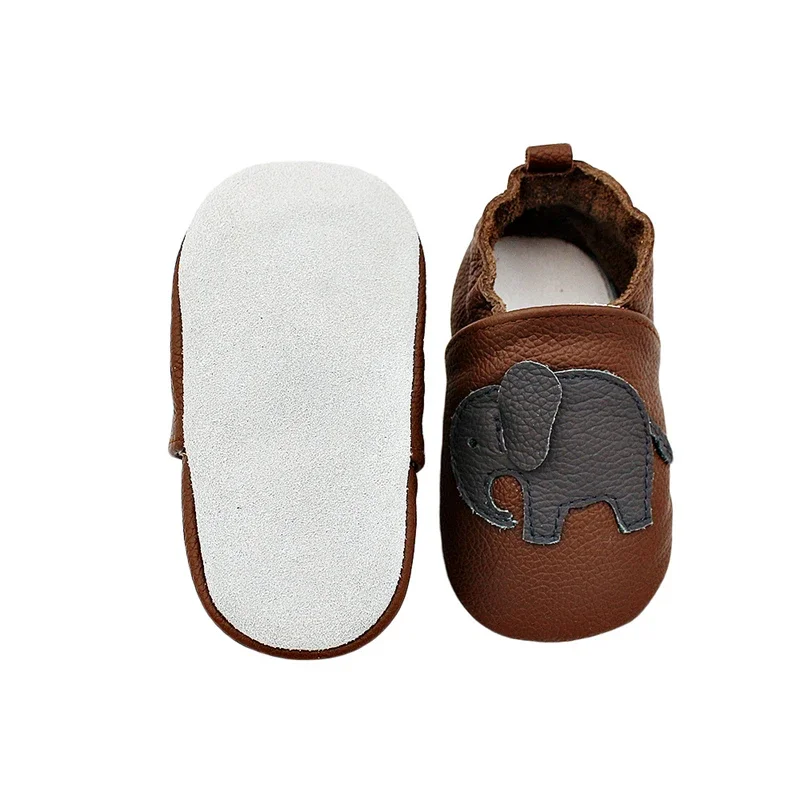 Autumn Baby Shoes Toddle Boys Girls Skid-Proof Shoe Soft Sheepskin Sneakers Fashion Animal Picture First Walker Moccasins 0-24M