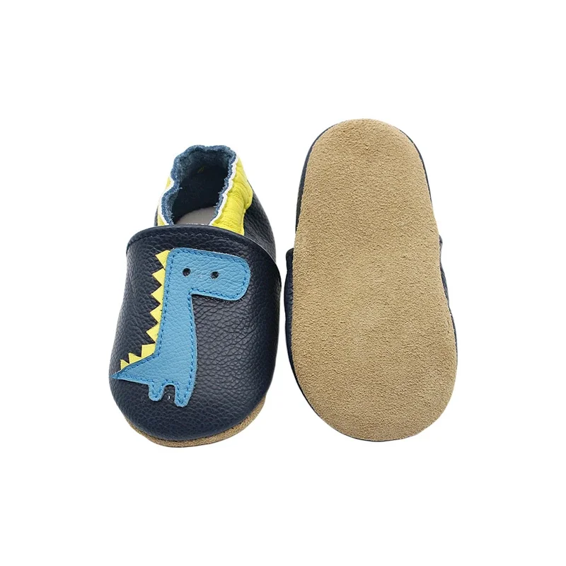 Autumn Baby Shoes Toddle Boys Girls Skid-Proof Shoe Soft Sheepskin Sneakers Fashion Animal Picture First Walker Moccasins 0-24M