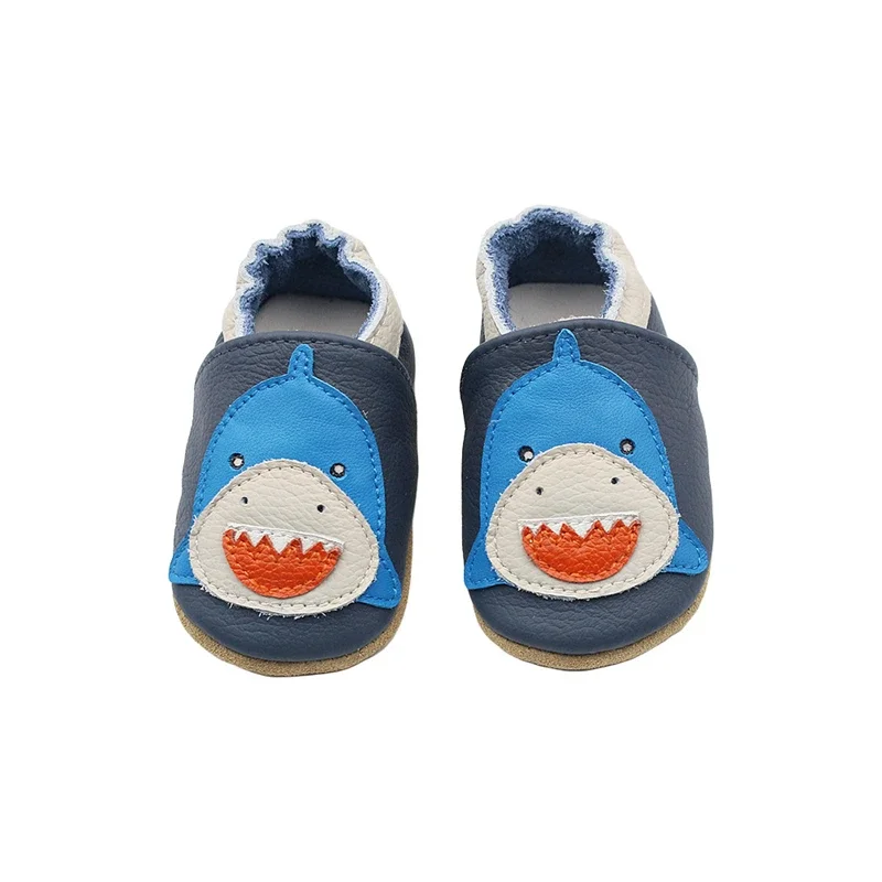 Autumn Baby Shoes Toddle Boys Girls Skid-Proof Shoe Soft Sheepskin Sneakers Fashion Animal Picture First Walker Moccasins 0-24M