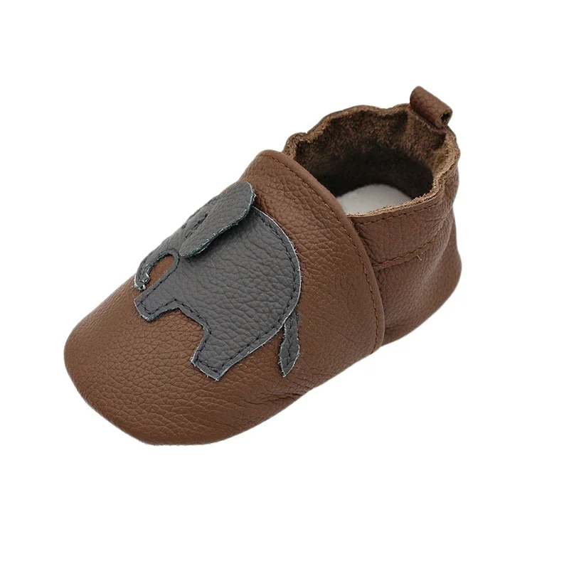 Autumn Baby Shoes Toddle Boys Girls Skid-Proof Shoe Soft Sheepskin Sneakers Fashion Animal Picture First Walker Moccasins 0-24M