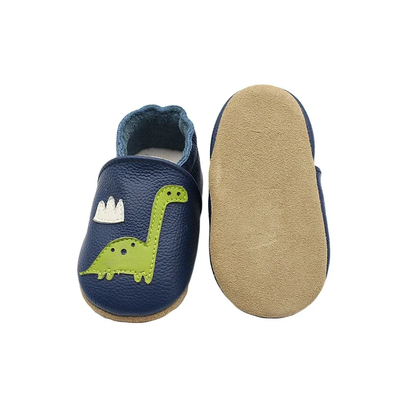 Autumn Baby Shoes Toddle Boys Girls Skid-Proof Shoe Soft Sheepskin Sneakers Fashion Animal Picture First Walker Moccasins 0-24M