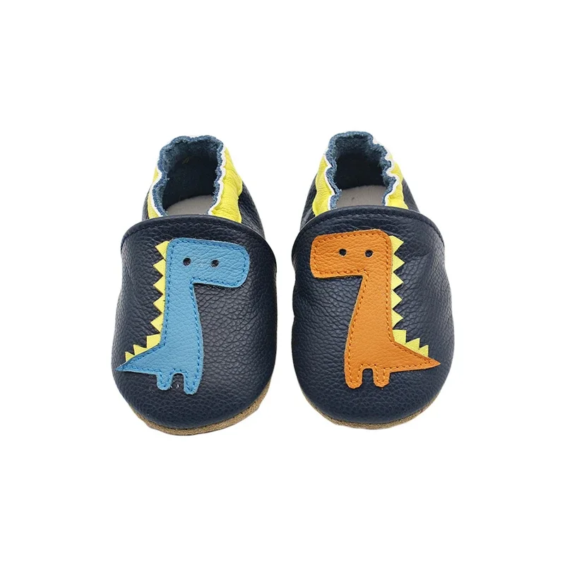 Autumn Baby Shoes Toddle Boys Girls Skid-Proof Shoe Soft Sheepskin Sneakers Fashion Animal Picture First Walker Moccasins 0-24M