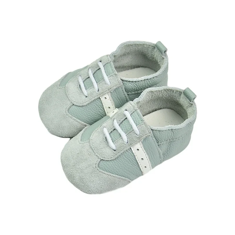 Autumn Baby Shoes Toddle Boys Girls Skid-Proof Shoe Soft Sheepskin Sneakers Fashion Animal Picture First Walker Moccasins 0-24M